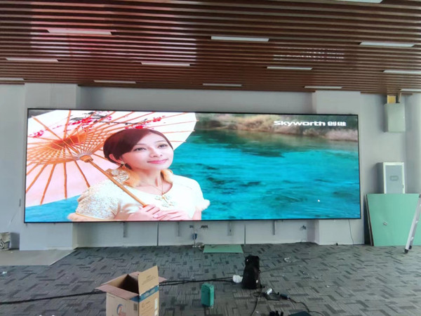 兴县P1.53led小间距屏安装案例